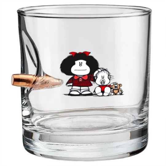 Discover Hermanos - Mafalda Feminista Frases Humor - Bullet Whiskey Glasses