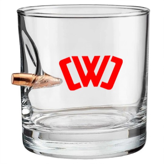 Discover chad wild clay merch Bullet Whiskey Glasses