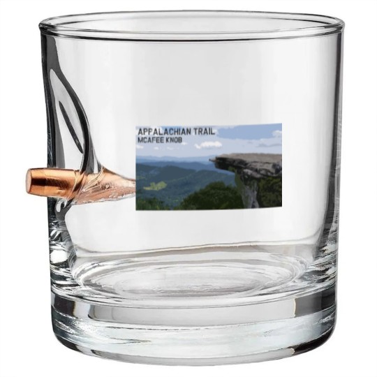 Discover McAfee Knob - Painted Bullet Whiskey Glasses