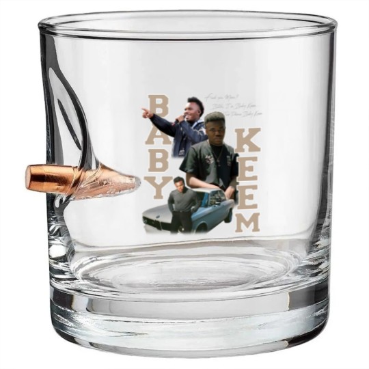Discover Baby Keem  Bullet Whiskey Glasses, Baby Keem  Graphic Bullet Whiskey Glasses Album Merch,