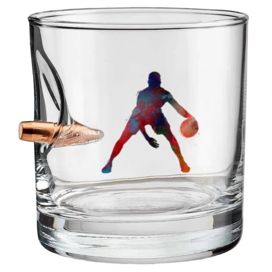 Discover basketball player #basketball #sport - Basketball - Bullet Whiskey Glasses