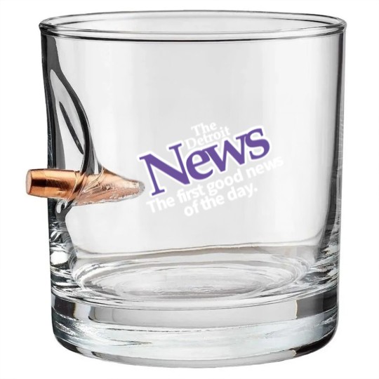 Discover Drew Barrymore Detroit News Bullet Whiskey Glasses