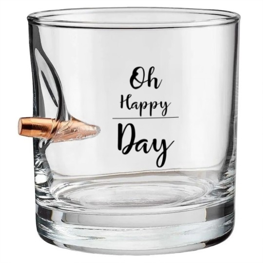 Discover Oh Happy Day Bullet Whiskey Glasses