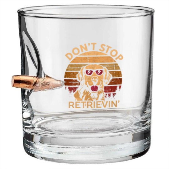 Discover  Don't Stop Retrieving Vintage Bullet Whiskey Glasses