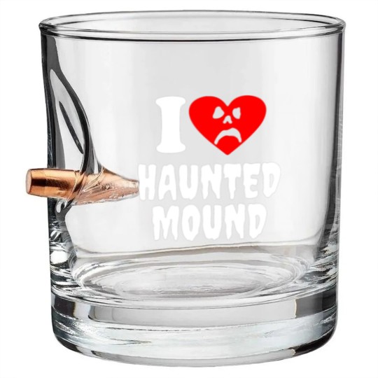 Discover I Love Haunted Mound Bullet Whiskey Glasses