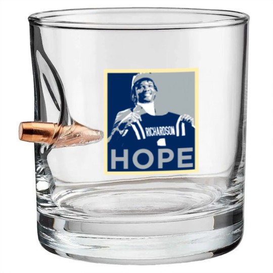 Discover Anthony Richardson Hope Indianapolis Football Fan Bullet Whiskey Glasses