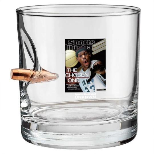 Discover LeBron James Sprorts The Chosen One Bullet Whiskey Glasses ,King James Bullet Whiskey Glasses