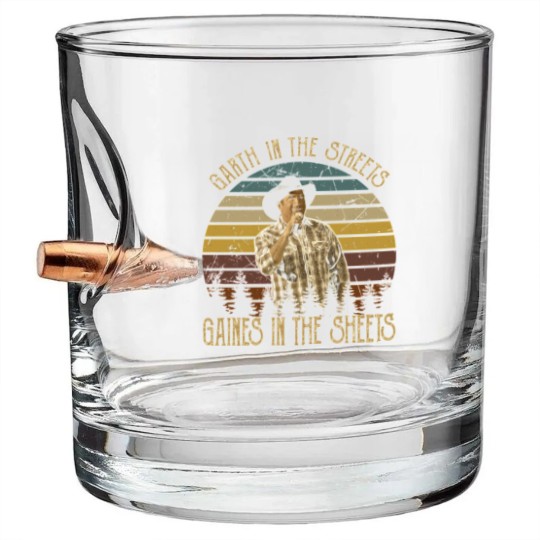 Discover Garth And Gaines In The Street Classic Bullet Whiskey Glasses