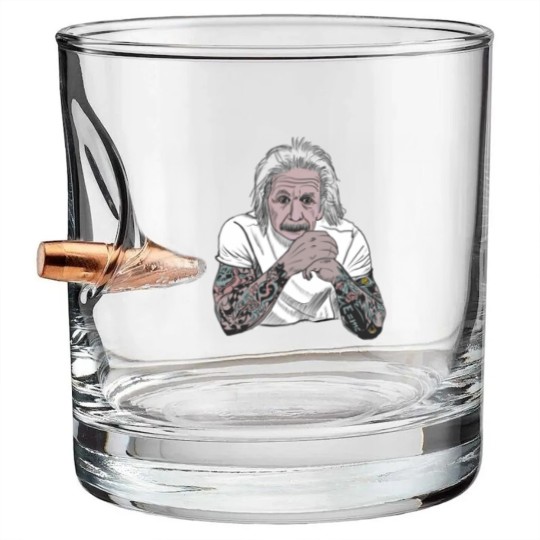Discover tattoo Einstein Bullet Whiskey Glasses