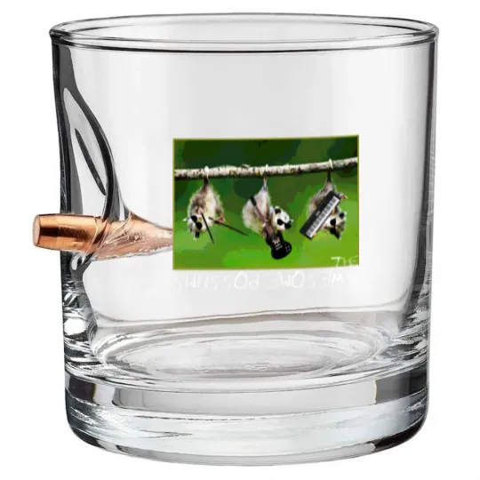 Discover the Awesome Possums t Bullet Whiskey Glasses