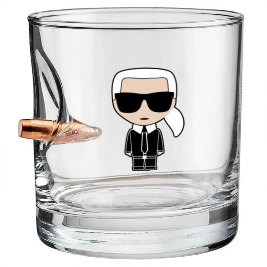 Discover Karl lagerfeld iconic Bullet Whiskey Glasses