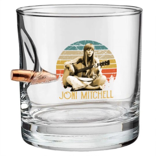 Discover Joni Mitchell  Classic Bullet Whiskey Glasses