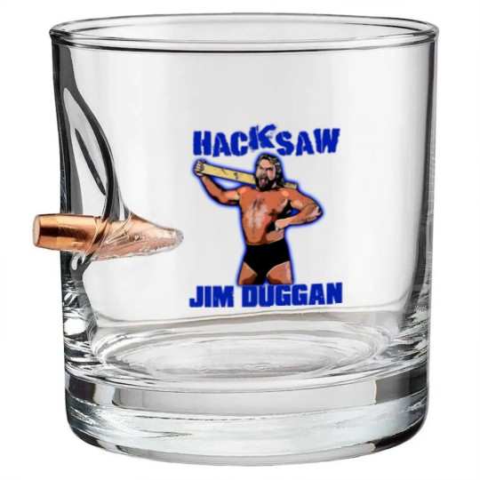Discover hacksaw jim duggan Bullet Whiskey Glasses  wrestling 80s Bullet Whiskey Glasses