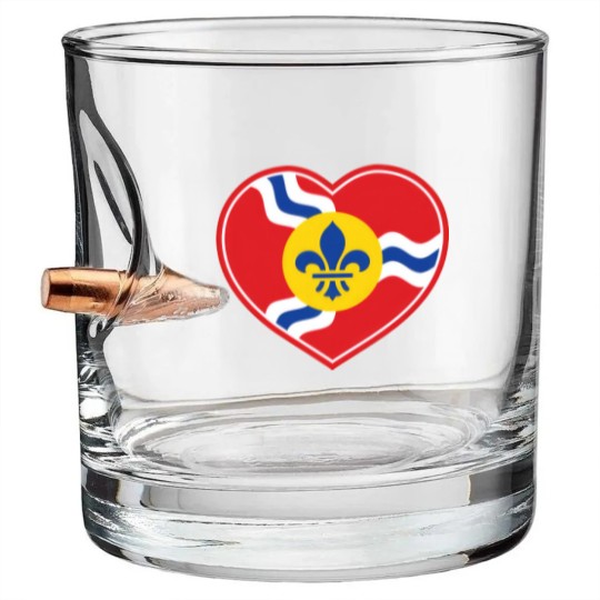 Discover I Heart Saint Louis - St Louis - Bullet Whiskey Glasses