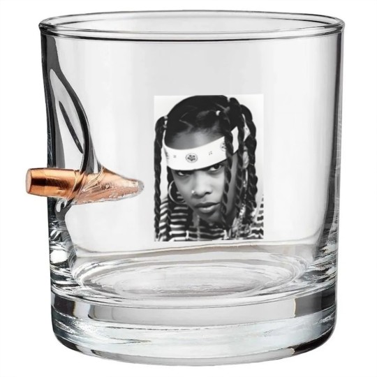 Discover Da Brat Bullet Whiskey Glasses, Rap Queen Bullet Whiskey Glasses, Old School Hip Hop Bullet Whiskey Glasses, 90's Hip Hop, Aesthetic Clothing, Unisex Cotton Bullet Whiskey Glasses