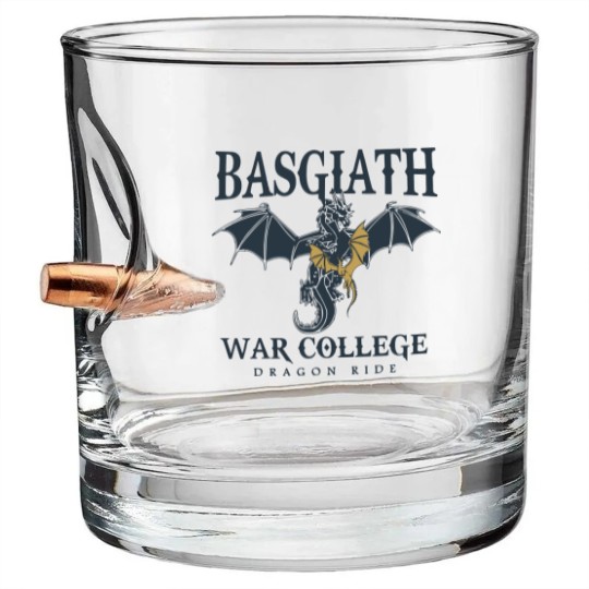Discover Basgiath War College Bullet Whiskey Glasses, Fourth Wing Bullet Whiskey Glasses