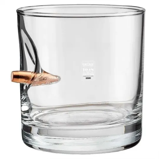 Discover Premium Vintage 1948 Aged To Perfection Bullet Whiskey Glasses