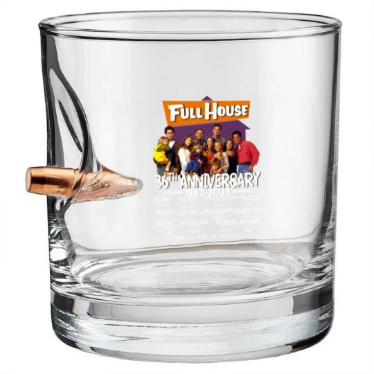 Discover Full House Bullet Whiskey Glasses, Thank You Bullet Whiskey Glasses, Jesse And The Rippers Bullet Whiskey Glasses