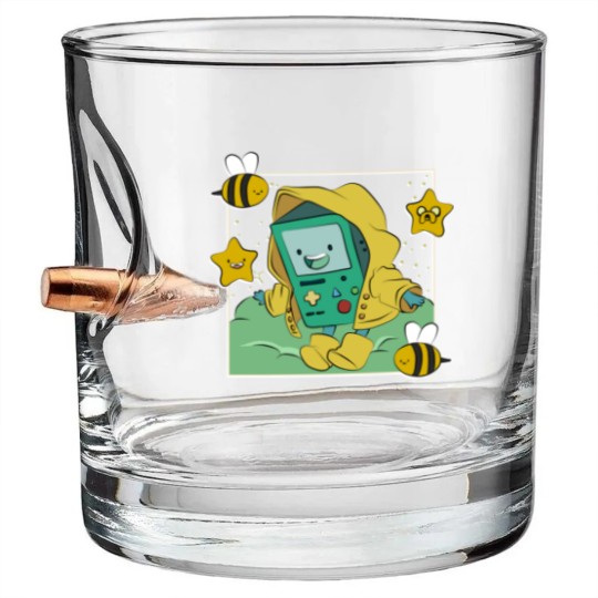Discover Bimo _Beemo Cartoon - Adventure Time - Bullet Whiskey Glasses