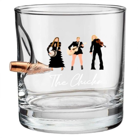 Discover The Chicks World Tour 2023 Bullet Whiskey Glasses, The Chicks Bullet Whiskey Glasses Fan Gifts, The Chicks Band Bullet Whiskey Glasses