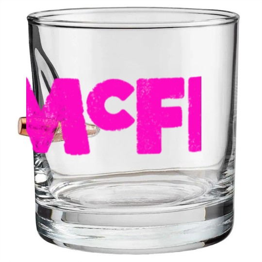 Discover McFly Logo pink Bullet Whiskey Glasses