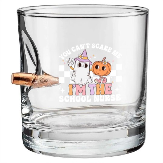 Discover Teacher Halloween Bullet Whiskey Glasses for School Nurse Bullet Whiskey Glasses, Halloween School Nurse Gift, Spooky School Nurse Bullet Whiskey Glasses, School Nurse Bullet Whiskey Glasses, Nurse Life