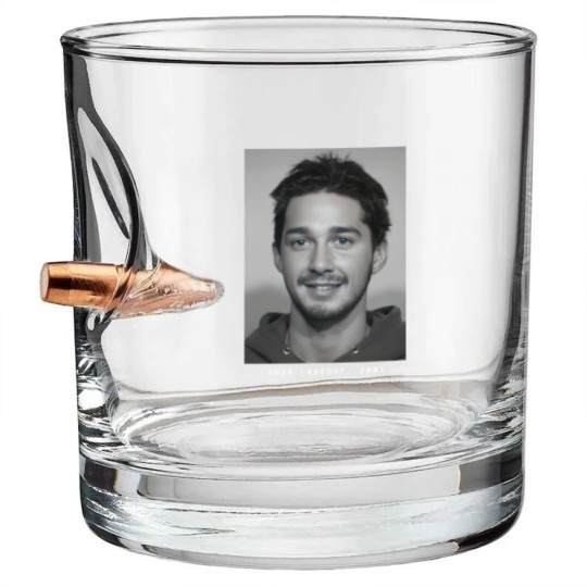 Discover Shia LaBeouf, 2007 Mugshot Bullet Whiskey Glasses