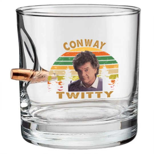 Discover Conway Twitty Classic Bullet Whiskey Glasses
