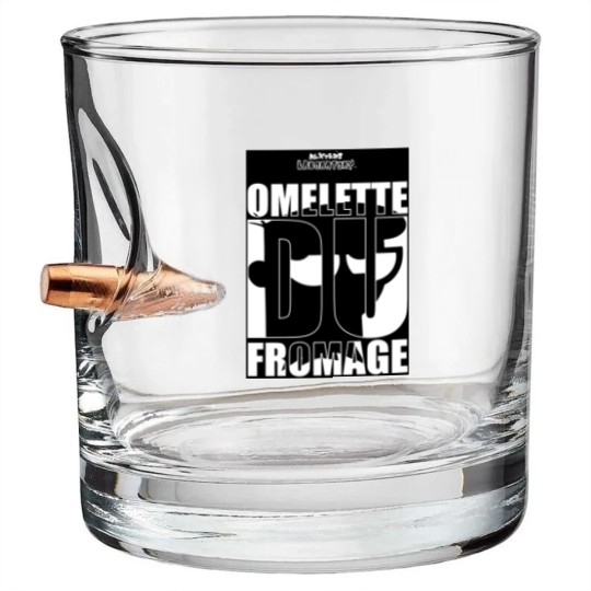 Discover OMELETTE DU FROMAGE Dexters Laboratory ™ Quote Bullet Whiskey Glasses
