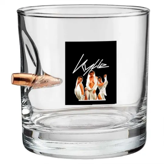 Discover Kylie Minogue Fever Cant Get You Out Of My Head Graphic Bullet Whiskey Glasses