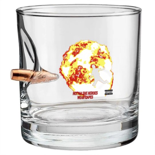 Discover Metro Boomin Not All Heroes Wear Capes Album Cover Bullet Whiskey Glasses