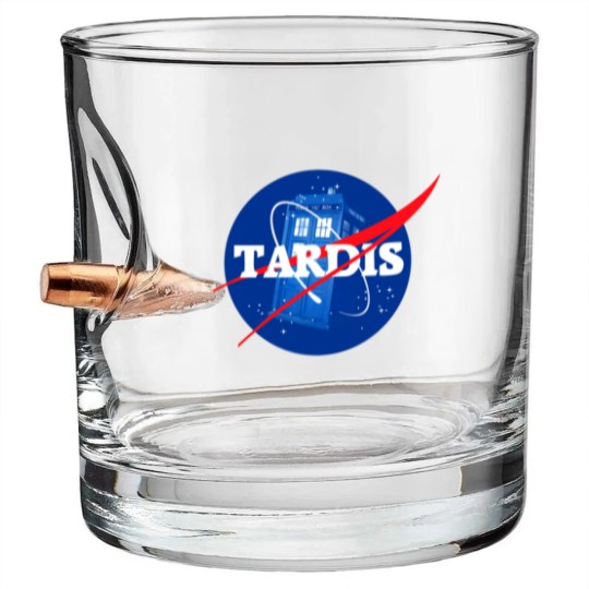 Discover Doctor Who Tardis Bullet Whiskey Glasses