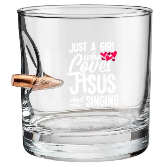 Discover Jesus Funny Singing Bullet Whiskey Glasses