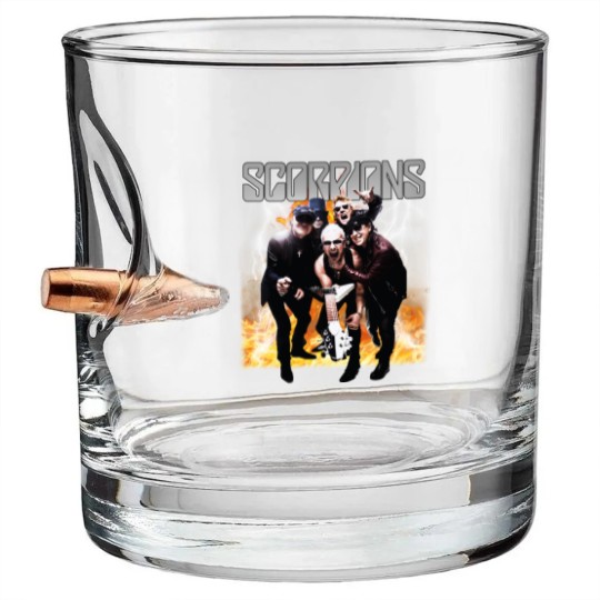 Discover Scorpions Rock Believer World Tour 2023  Bullet Whiskey Glasses
