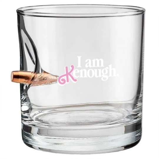 Discover I Am Kenough Bullet Whiskey Glasses Barbie Movie Bullet Whiskey Glasses