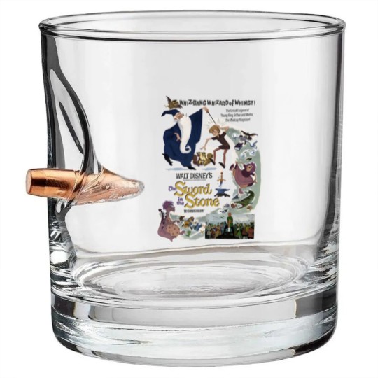 Discover The Sword In The Stone Bullet Whiskey Glasses