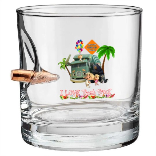 Discover Trash Truck Netflix, Trash Truck, Garbage Truck Kids, I Love Garbage Trucks, Hank And Trash Truck, (1) Bullet Whiskey Glasses