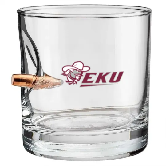 Discover Eastern Kentucky Colonels Bullet Whiskey Glasses