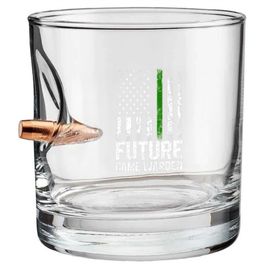 Discover Future Game Warden, game warden Bullet Whiskey Glasses