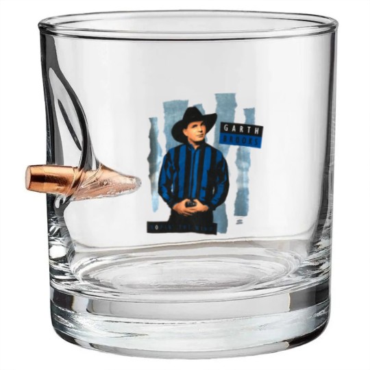 Discover Vintage 90s 1991 Garth Brooks Concert World Tour Bullet Whiskey Glasses