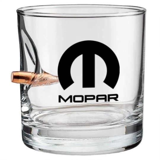 Discover Mopar Life Bullet Whiskey Glasses
