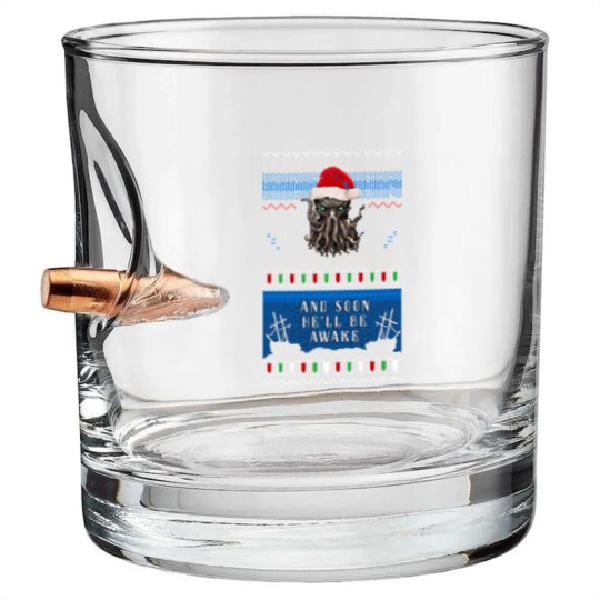 Discover Cthulhu Ugly Christmas  Bullet Whiskey Glasses