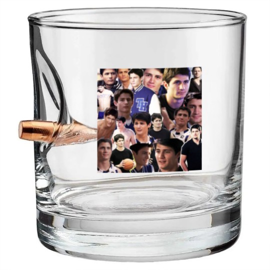 Discover nathan scott collage 2 Bullet Whiskey Glasses