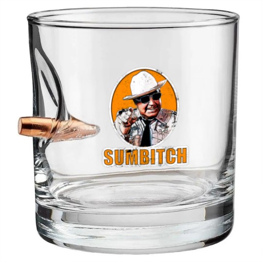 Discover Sumbitch distressedSUMBITCH smokey and the bandit Bullet Whiskey Glasses
