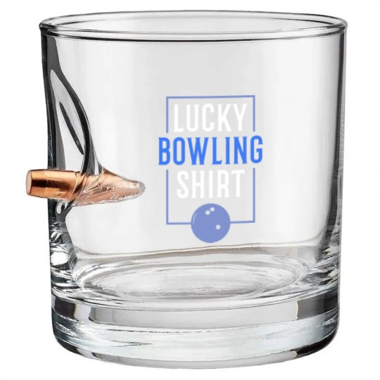 Discover Lucky Bowling Bullet Whiskey Glasses for all Bowlers Bullet Whiskey Glasses