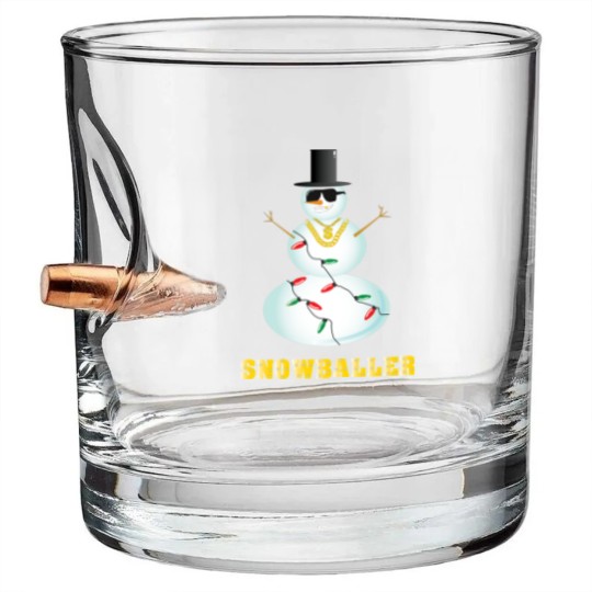 Discover Snowballer Snowman Baller Bullet Whiskey Glasses