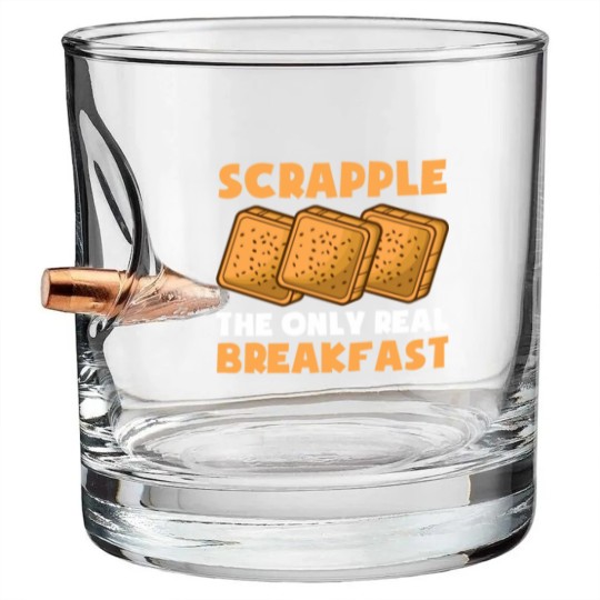 Discover Scrapple American Breakfast Pennsylvania philly Bullet Whiskey Glasses