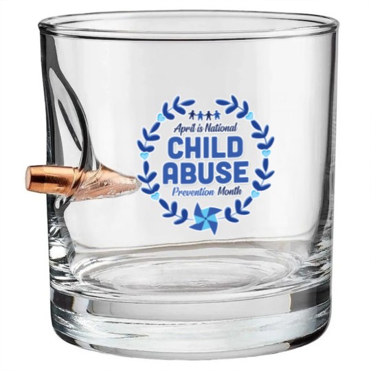 Discover Child abuse prevention Bullet Whiskey Glasses