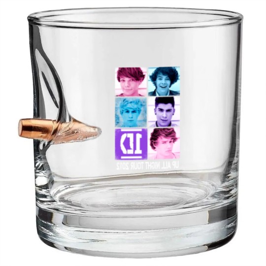Discover One Direction Up All Night Tour 2012 Bullet Whiskey Glasses