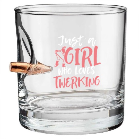 Discover Twerking twerken twerkin twirken booty dance gift Bullet Whiskey Glasses